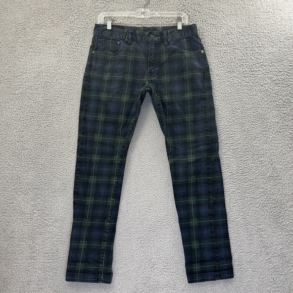 Polo Ralph Lauren Other - Polo Ralph Lauren Sullivan Slim Jeans Blackwatch Tartan Plaid Men's 32 x 30